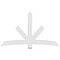 Ekena Millwork Alberta Architectural Grade PVC Gable Bracket, 84"W x 49"H x 2"D x 6"F, 14/12 Pitch GBP084X49X0206ALB00 - alternate 5